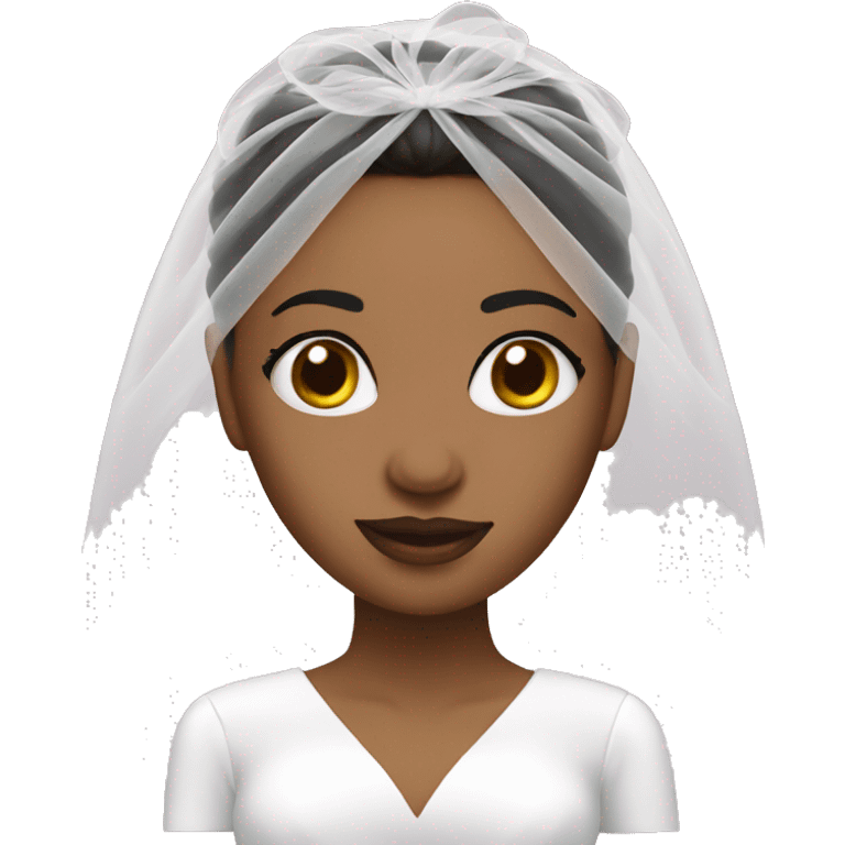 Bride with heart eyes and veil emoji