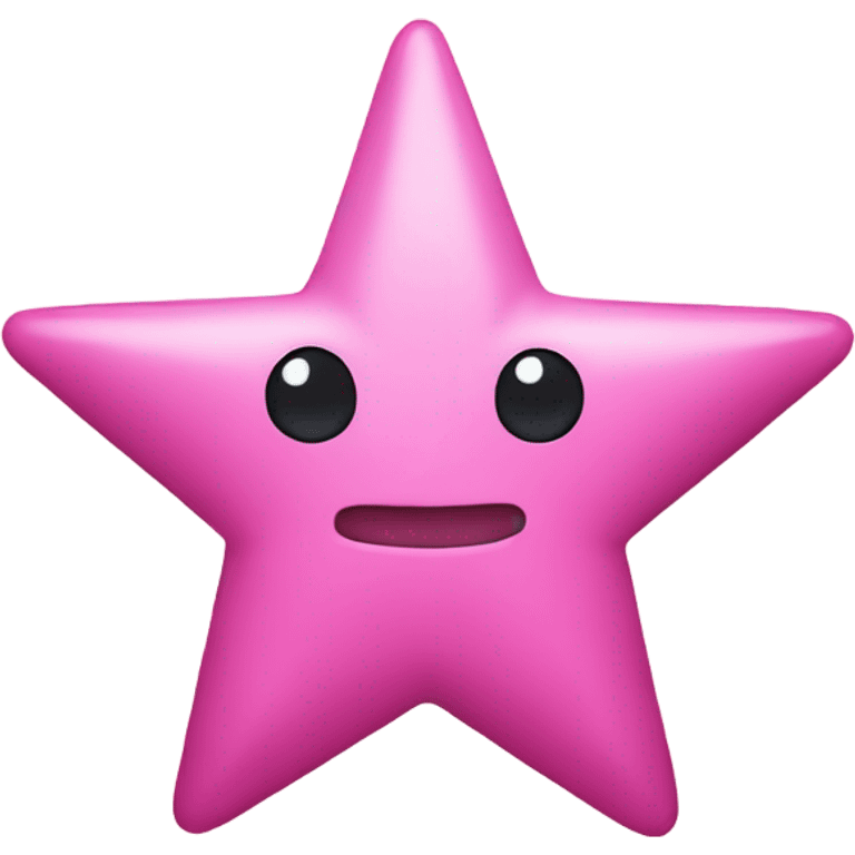 Pink star emoji