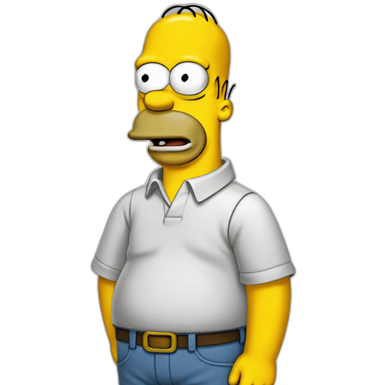 Homer simpson in zizi emoji