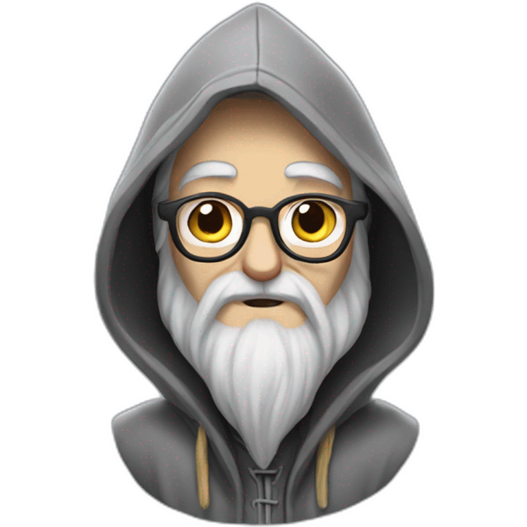 Dumbledore in a hoodie emoji