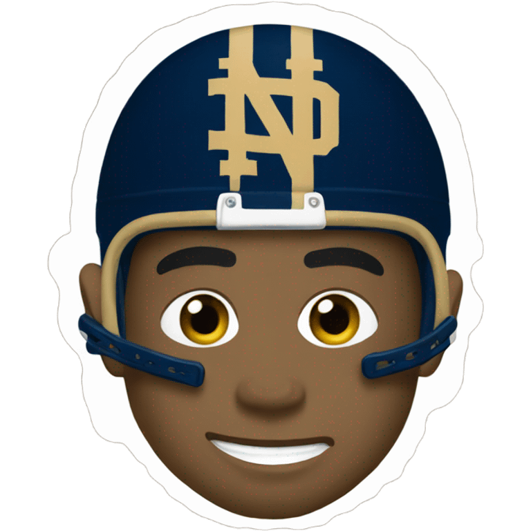 Notre dame football emoji