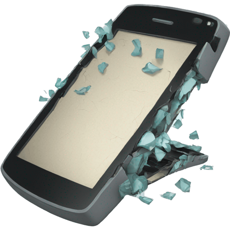 broken phone emoji