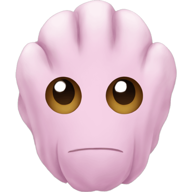 Light pink taro emoji