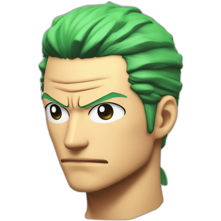 roronoa zoro buste emoji