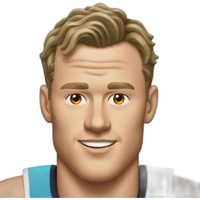 Jonathan Toews as a beach bum emoji