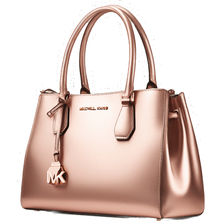 Rose gold Michael Kors bag  emoji