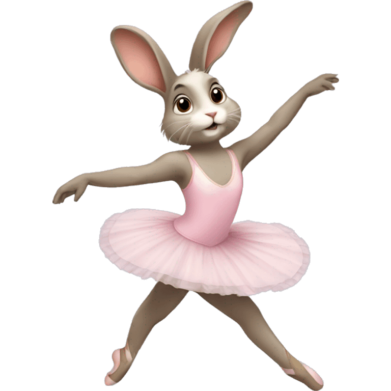 ballet rabbit emoji