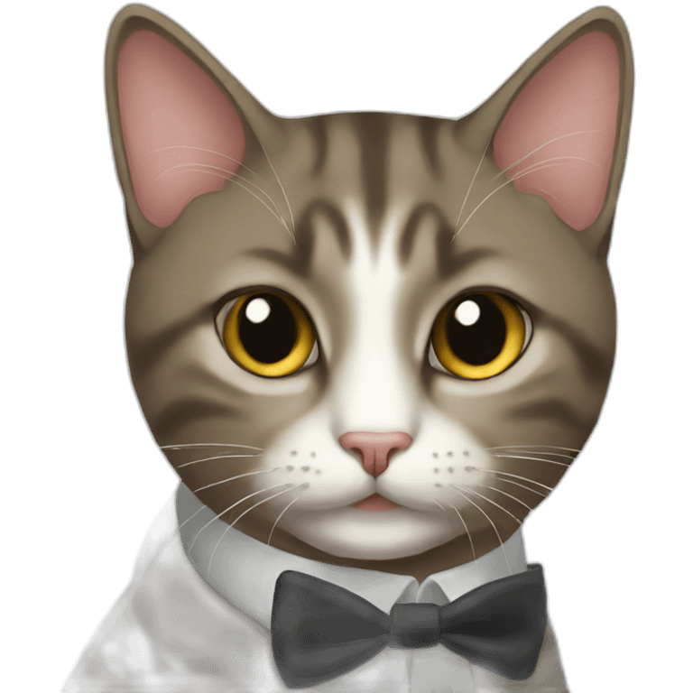 Classy cat emoji