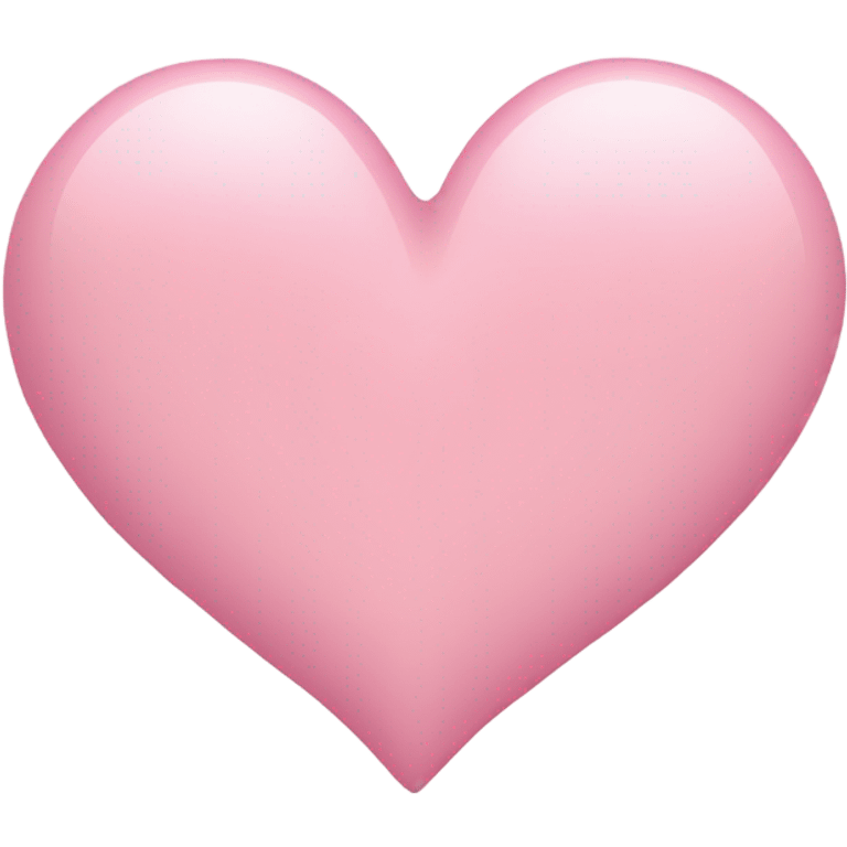 soft pink heart emoji