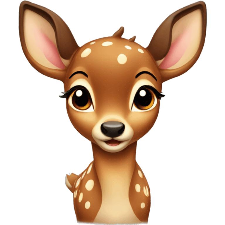 Bambi deer cute emoji