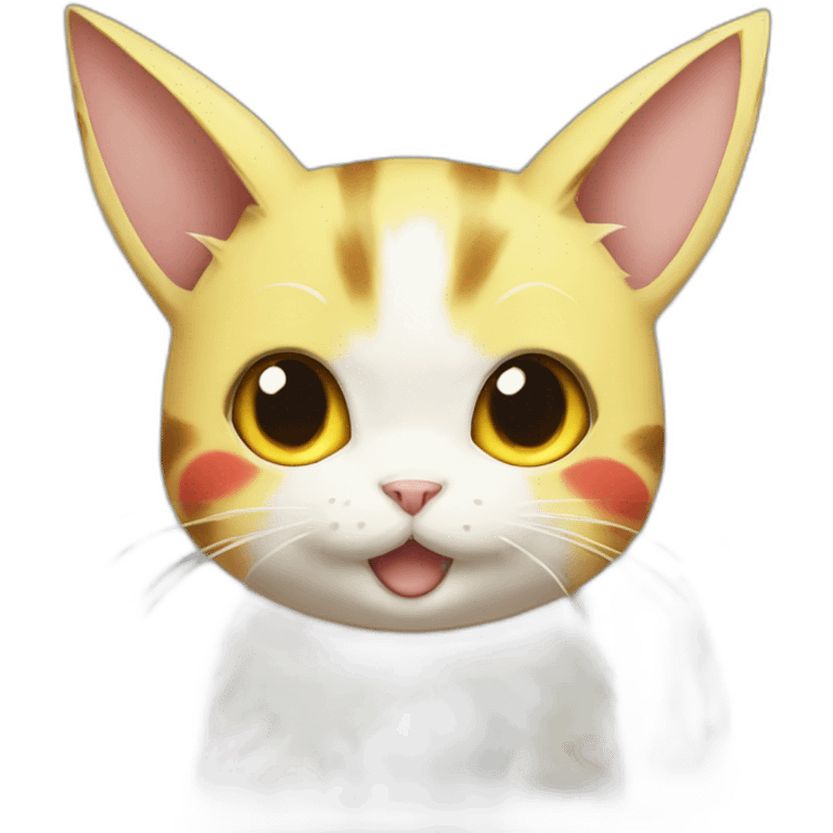 Pikachu cat emoji