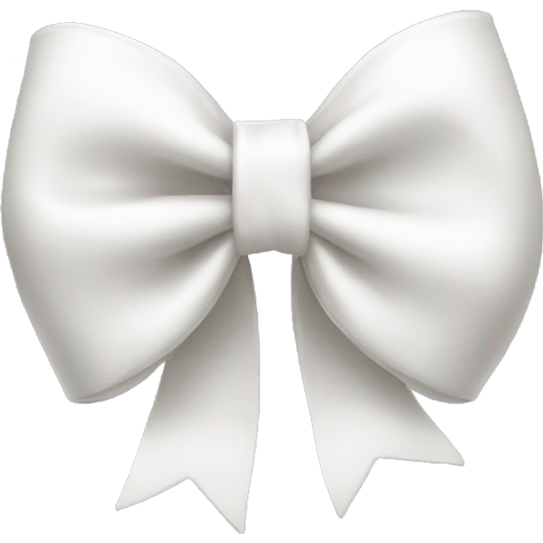 white bow emoji