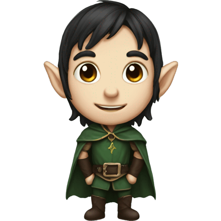 dark hair male elf fantasy emoji