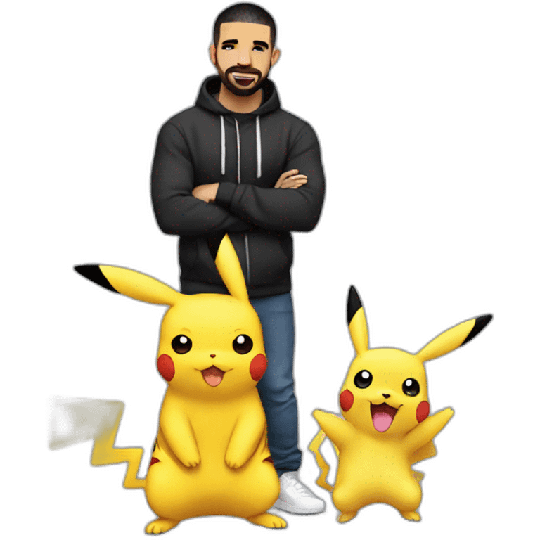 drake and pikachu emoji