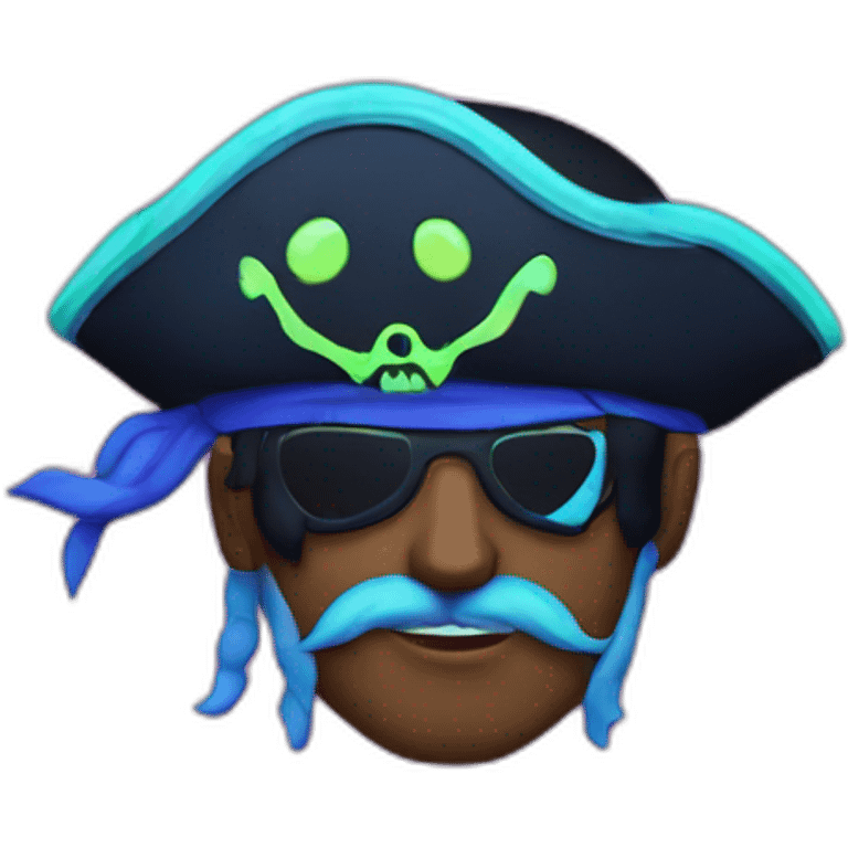 Neon Pirate emoji