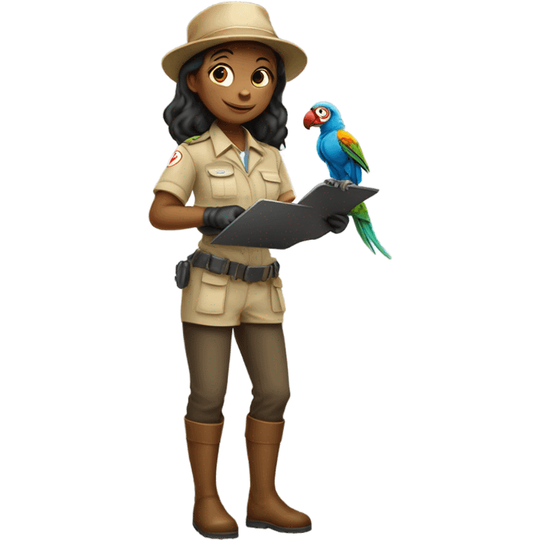 girl zookeeper emoji