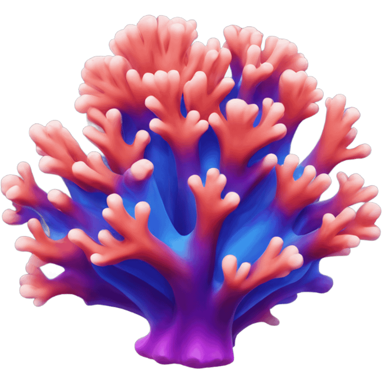 colorful coral emoji