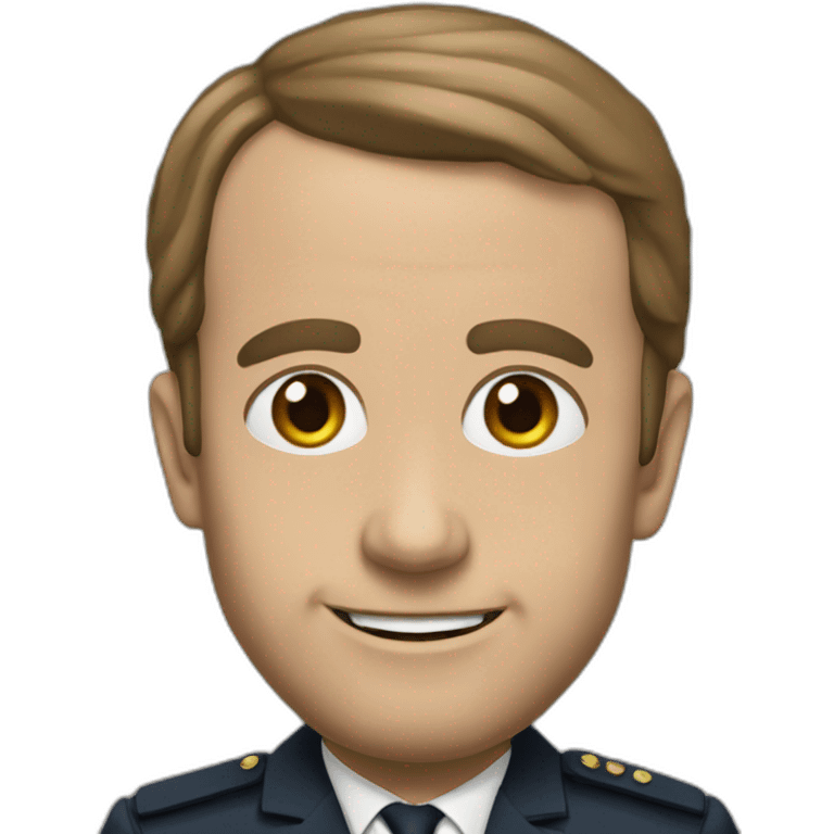 Macron choqué emoji