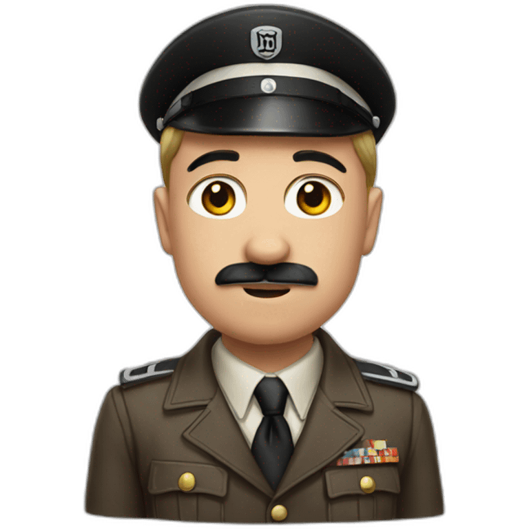 hitler gay emoji