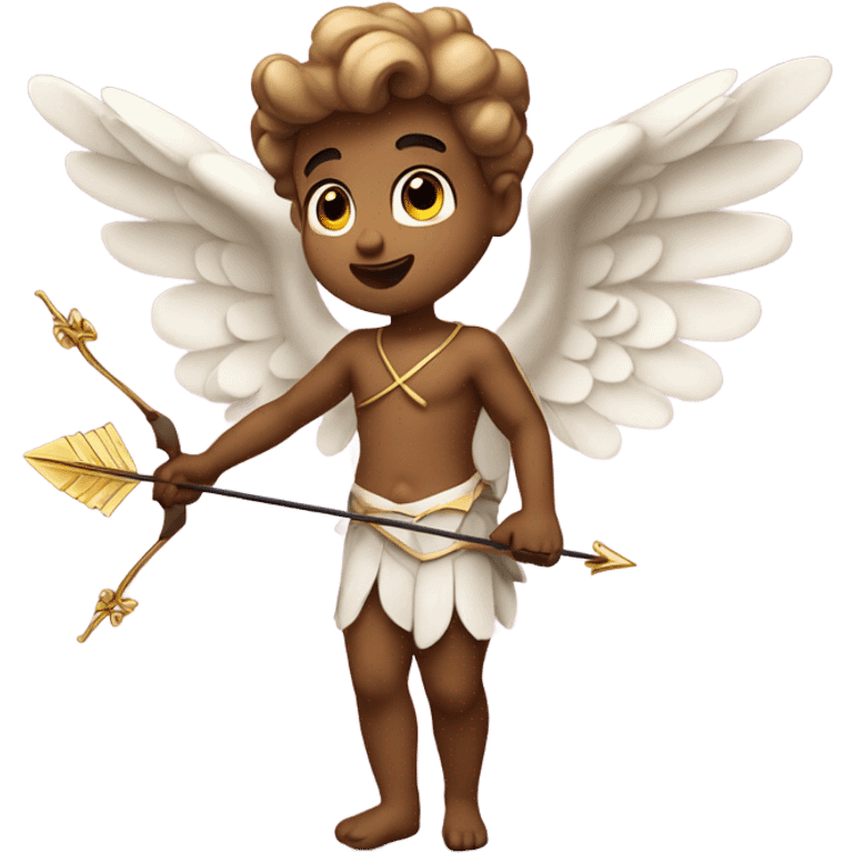 Cupid angel holding a bow and arrow emoji