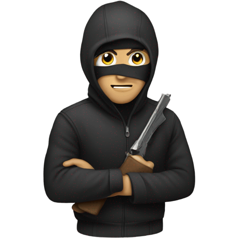 A thief emoji