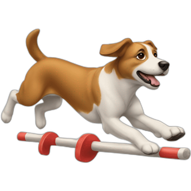 Agility dog emoji