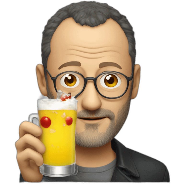 Jean Reno drink emoji