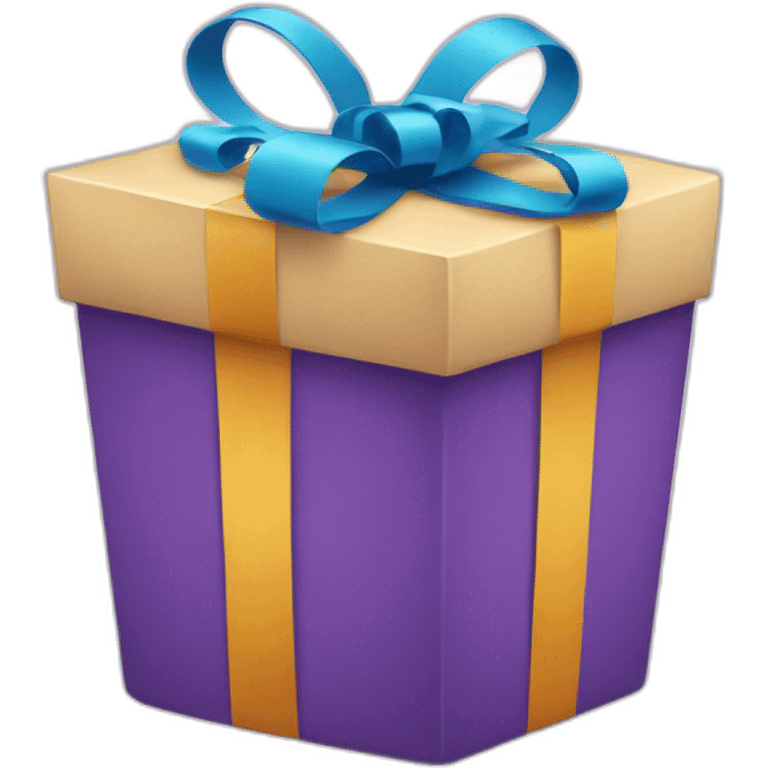 gift box with smile emoji