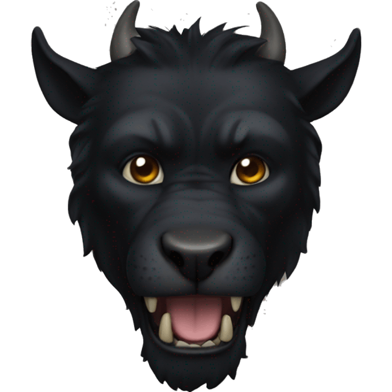 Black beast emoji