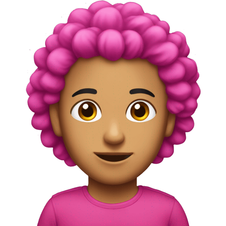 Pompones rosados  emoji