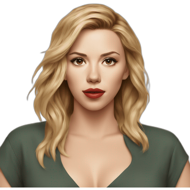 Scarlett Johansson emoji