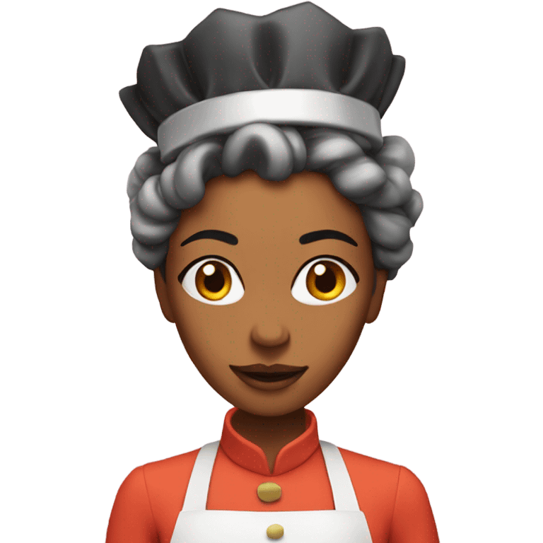 A queen that is cooking emoji