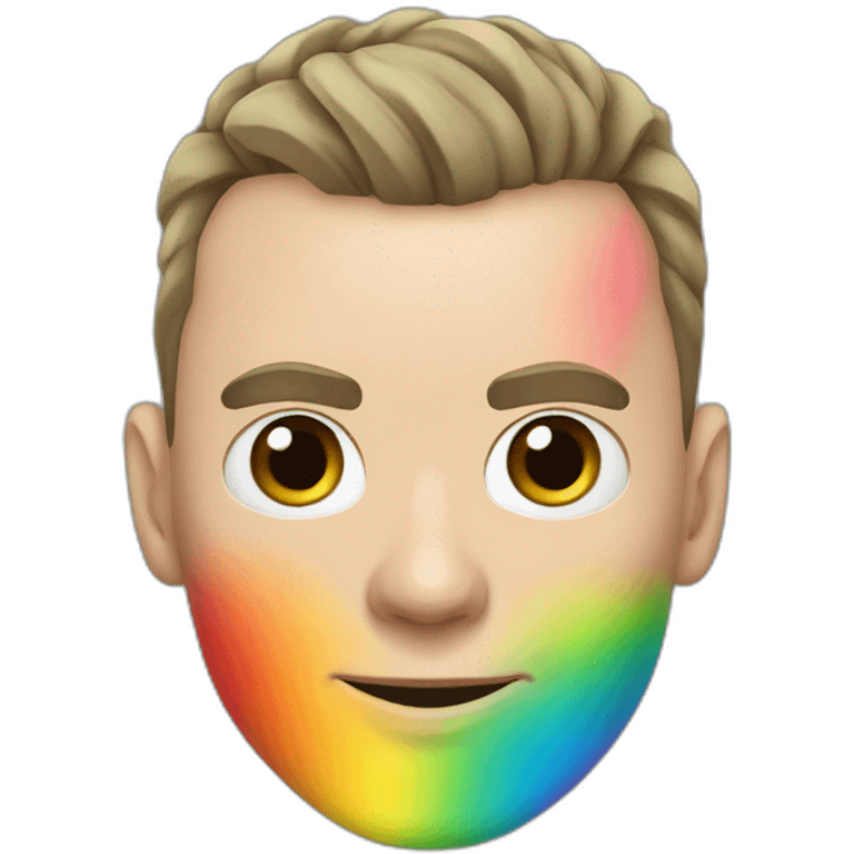 Jonathan Toews as a rainbow ninja emoji