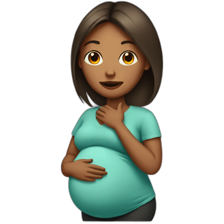 Pregnant woman emoji