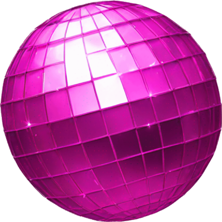 pink disco ball emoji