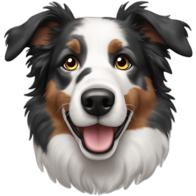 Border collie merle emoji