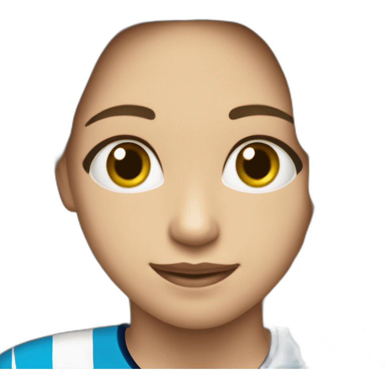 Mônica com camisa do grêmio  emoji