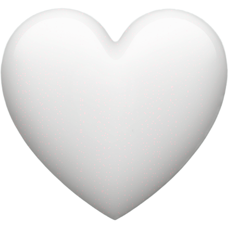 White heart emoji