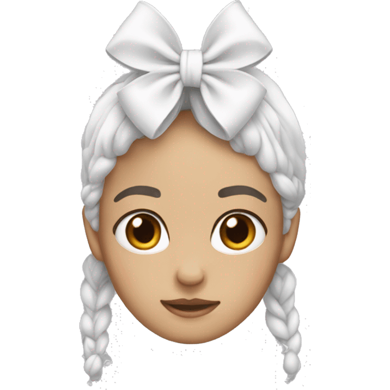 White Headbow  emoji