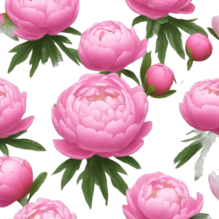 Peony bouquet emoji