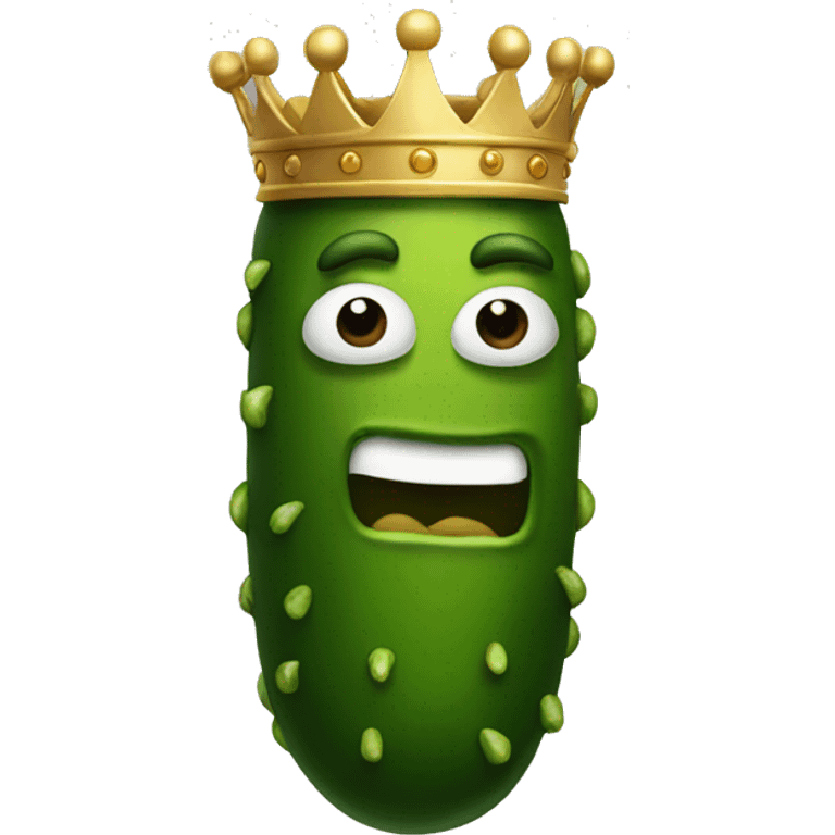 King pickle emoji