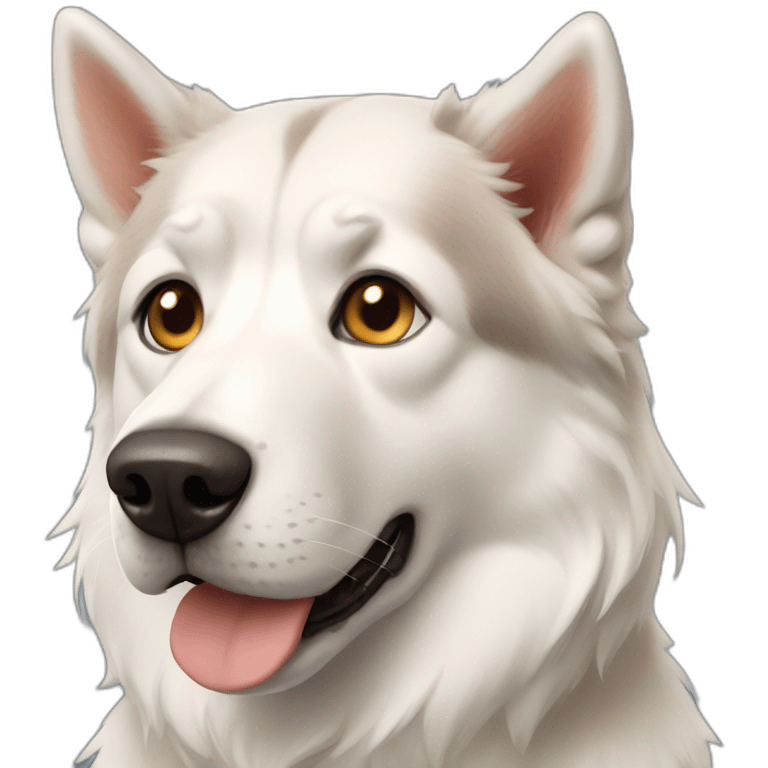 dog russian siberian laika emoji