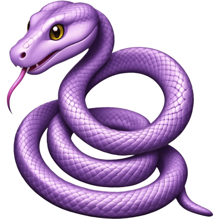 light Purple snake emoji