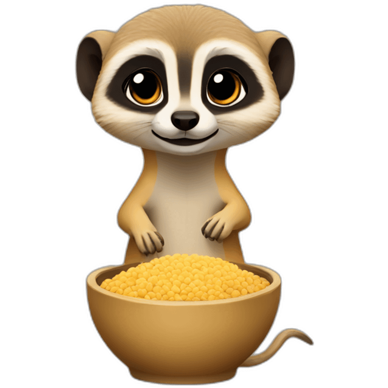 meerkat-with-wok emoji