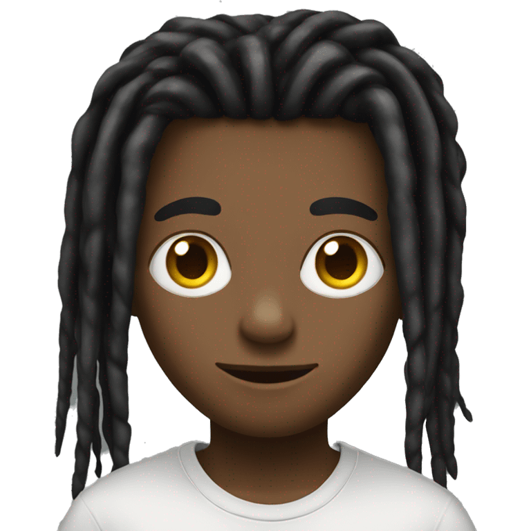 boy with long black Dreads emoji