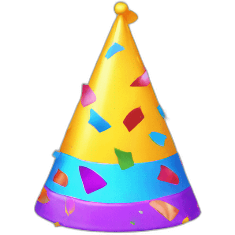 party hat confetti emoji