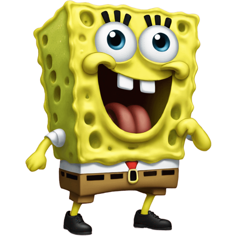 SpongeBob twerking emoji