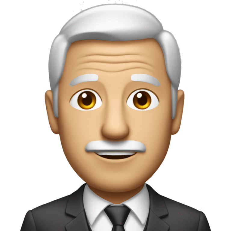 AGED GUY WITH SUIT emoji