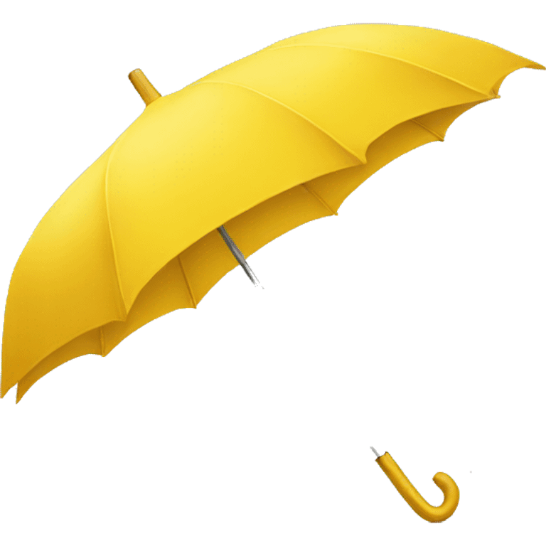 Yellow umbrella emoji