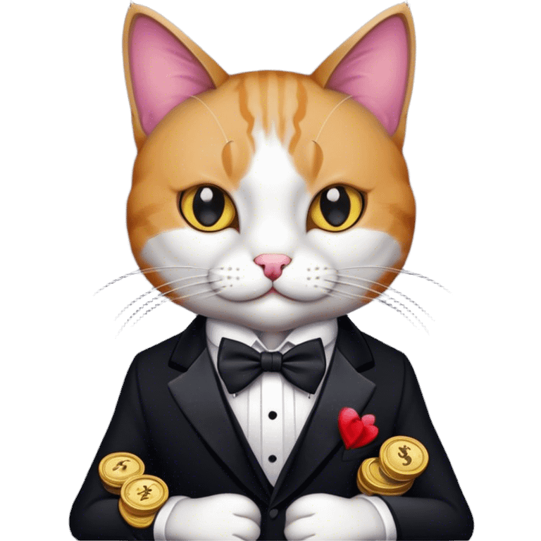 cat at casino emoji